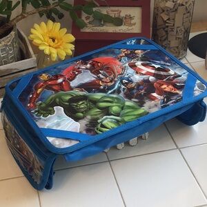 ‘Marvel-Avengers’ Padded Laptop Tray/Side Pockets (#3)